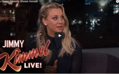 Kaley Cuoco On Jimmy Kimmel Live