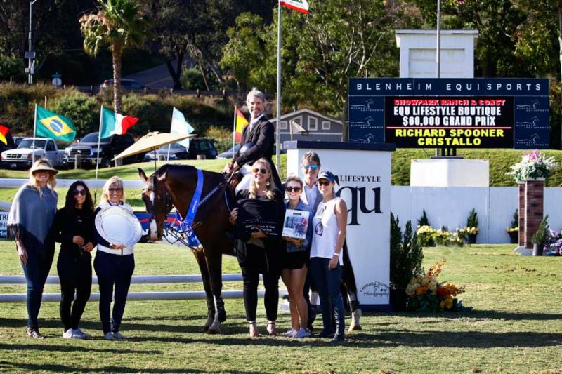 Richard Spooner and Cristallo Score the Win in the $60,000 Grand Prix of California, presented by Equ Lifestyle Boutique - Allison Kroff and Quintus Victorious in the $7,500 Interactive Mortgage Horses 10 & Under Futurity Qualifier