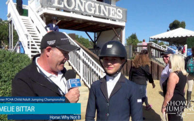 Young Rider Interview, Amelie Bittar